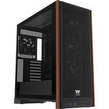 Thermaltake S370 WS boîtier midi tower Noir | 2x USB-A | 1x USB-C | Verre Trempé