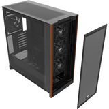 Thermaltake S370 WS boîtier midi tower Noir | 2x USB-A | 1x USB-C | Verre Trempé