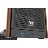 Thermaltake S370 WS boîtier midi tower Noir | 2x USB-A | 1x USB-C | Verre Trempé