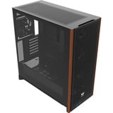 Thermaltake S370 WS boîtier midi tower Noir | 2x USB-A | 1x USB-C | Verre Trempé