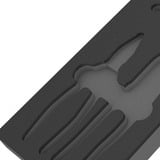 Wera 9880 Insert en mousse pour ensemble de pinces KNIPEX 1, vide, Dépôt Noir/gris
