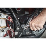 Wiha Cliquet réversible 1/2", bouton-poussoir et verrouillage à billes, Clè dynamométrique Noir/Rouge