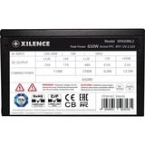 Xilence XP650R6.2 alimentation 650 watt Noir, 2x PCIe