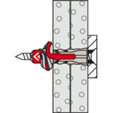 fischer Cheville DuoPower 6x30 S Gris clair/Rouge