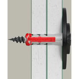fischer Cheville DuoPower 6x30 S Gris clair/Rouge