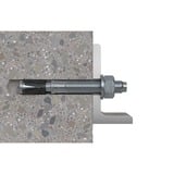 fischer Cheville à boulon FAZ II Plus 12/10 en seau Argent