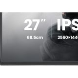 iiyama G-MASTER G2741QSU-B1 écran plat de PC 68,6 cm (27") 2560 x 1440 pixels 4K Ultra HD QLED Noir Moniteur gaming Noir (Mat), 1x DisplayPort, 1x HDMI, 2x USB-A, 144 Hz, 68,6 cm (27"), 2560 x 1440 pixels, 4K Ultra HD, QLED, 1 ms, Noir