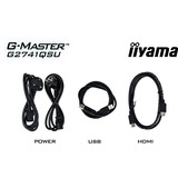iiyama G-MASTER G2741QSU-B1 écran plat de PC 68,6 cm (27") 2560 x 1440 pixels 4K Ultra HD QLED Noir Moniteur gaming  Noir (Mat), 68,6 cm (27"), 2560 x 1440 pixels, 4K Ultra HD, QLED, 1 ms, Noir