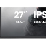 iiyama G-MASTER G2741QSU-B1 écran plat de PC 68,6 cm (27") 2560 x 1440 pixels 4K Ultra HD QLED Noir Moniteur gaming  Noir (Mat), 68,6 cm (27"), 2560 x 1440 pixels, 4K Ultra HD, QLED, 1 ms, Noir