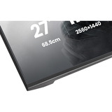 iiyama G-MASTER G2741QSU-B1 écran plat de PC 68,6 cm (27") 2560 x 1440 pixels 4K Ultra HD QLED Noir Moniteur gaming  Noir (Mat), 68,6 cm (27"), 2560 x 1440 pixels, 4K Ultra HD, QLED, 1 ms, Noir