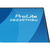 iiyama ProLite XB2497HSU-B1 23.8" Moniteur Noir (Mat), 1x DisplayPort, 1x HDMI, 2x USB-C, 2x USB-A, 120 Hz, 60,5 cm (23.8"), 1920 x 1080 pixels, Full HD, LED, 4 ms, Noir