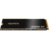ADATA LEGEND 900 512 Go M.2 PCI Express 4.0 NVMe 3D NAND SSD Noir/Or, 512 Go, M.2, 7000 Mo/s