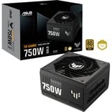 ASUS TUF Gaming 750W Gold alimentation  Noir, 4x PCIe, Gestion des câbles