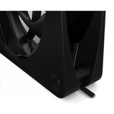 Alphacool Apex Stealth Metal, Ventilateur de boîtier Noir, Connecteur PWM à 4 broches pour le ventilateur