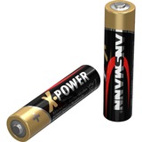 Ansmann Micro / AAA / LR03 Batterie à usage unique Alcaline Batterie à usage unique, AAA, Alcaline, 1,5 V, 4 pièce(s), Noir