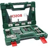 Bosch 2 607 017 191 foret Ensemble de forets 68 pièce(s), Perceuse, ensembles embouts Vert, Perceuse, Ensemble de forets, Métal, pierre, Bois, 1,68 kg, 68 pièce(s), Phillips, Cruciforme, Torx