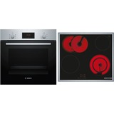 Bosch HND776LS62, Jeu de cuisinière Acier inoxydable