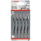 Bosch Lame de scie sauteuse T 244 D Speed pour bois, 100mm 