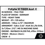COBI Panzerkampfwagen VI Tiger Ausf. E Executive Edition, Jouets de construction 