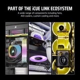 Corsair iCUE LINK LX140-R RGB Reverse ventilateur de boîtier Blanc, 140 x 140 x 25 mm, PWM