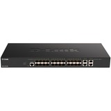 D-Link DXS-1210-28S, Switch Géré, L2/L3, 10G Ethernet (100/1000/10000), Grille de montage, 1U