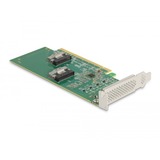 DeLOCK 90077 carte et adaptateur d'interfaces Interne, Contrôleur PCIe, 64 Gbit/s, 5 - 50 °C, -25 - 70 °C, 15 - 90%, Windows 10, Windows 7, Windows 8.1