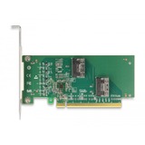 DeLOCK 90077 carte et adaptateur d'interfaces Interne, Contrôleur PCIe, 64 Gbit/s, 5 - 50 °C, -25 - 70 °C, 15 - 90%, Windows 10, Windows 7, Windows 8.1