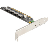 DeLOCK Carte PCI Express x16 vers 4 x interne SFF-8654 4i NVMe 