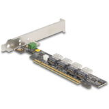 DeLOCK Carte PCI Express x16 vers 4 x interne SFF-8654 4i NVMe 