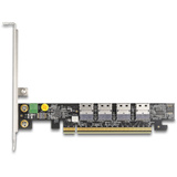DeLOCK Carte PCI Express x16 vers 4 x interne SFF-8654 4i NVMe 