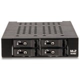 DeLOCK Châssis amovible 3,5″ pour 4 x M.2 NVMe SSD, Cadrage 