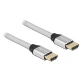 DeLOCK Ultra High Speed HDMI, Câble Argent, 1 mètre, 8K 60Hz, 48 Gbps