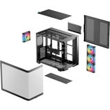 DeepCool CG530U 4F boîtier midi tower Noir | 2x USB-A | 1x USB-C | RGB | Verre Trempé
