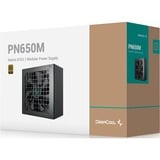 DeepCool PN650M alimentation  modulaire 650 watt Noir, 3x PCIe, 3x PCIe, 1x 12VHPWR, Gestion des câbles