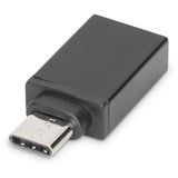 Digitus Adaptateur USB Type-C, Type-C - A Noir
