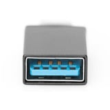Digitus Adaptateur USB Type-C, Type-C - A Noir