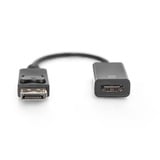 Digitus Adaptateur / Convertisseur 4K DisplayPort vers HDMI Noir