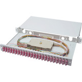 Digitus Boîte de fusion fibre optique, 1U, équipée, 24x SC DX, OM4, Boîte de raccordement 