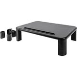 Digitus Rehausseur d'écran ergonomique, Support de moniteur Noir, Supports de Notebook, Noir, 10 kg, 280 mm, 400 mm, 145 mm