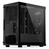 ENDORFY Signum M30 Air boîtier mini tower Noir | 2x USB-A | 1x USB-C | Verre Trempé