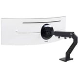 Ergotron Bras porte-moniteur de bureau HX avec HD Pivot, Support de moniteur Noir, Pince, 19,1 kg, 124,5 cm (49"), 100 x 100 mm, Réglage de la hauteur, Noir