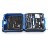 GEDORE jeu de clés à douille 19 BMC 20, 1/4" + 1/2", Set d'outils Noir/Bleu