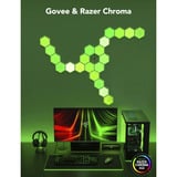 Govee Glide Hexa panneaux lumineux, Lumière LED 