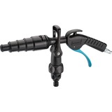 Hazet 9048P-2/3 Accessoire de nettoyeur à pression Kit de nettoyage pour voiture, Outil souffleur Noir/Bleu, Kit de nettoyage pour voiture, Gardena, Noir, Turquoise, 400 g