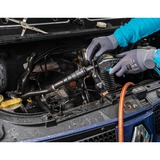 Hazet 9048P-2/3 Accessoire de nettoyeur à pression Kit de nettoyage pour voiture, Outil souffleur Noir/Bleu, Kit de nettoyage pour voiture, Gardena, Noir, Turquoise, 400 g