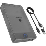 ICY BOX IB-388-CU3, Boîtier disque dur Noir