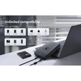 ICY BOX IB-388-CU3, Boîtier disque dur Noir