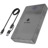 ICY BOX IB-388-CU3, Boîtier disque dur Noir