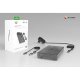 ICY BOX IB-388-CU3, Boîtier disque dur Noir