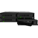 Icy Dock MB324V4P-B, Cadrage Noir